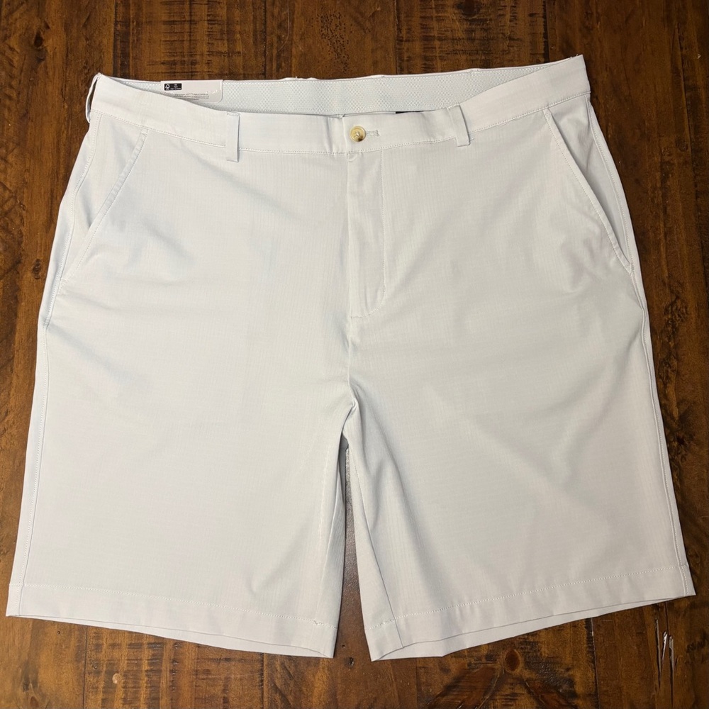 Greg Norman Gray New Classic Stretch Shorts Size 40 - Picture 2 of 12